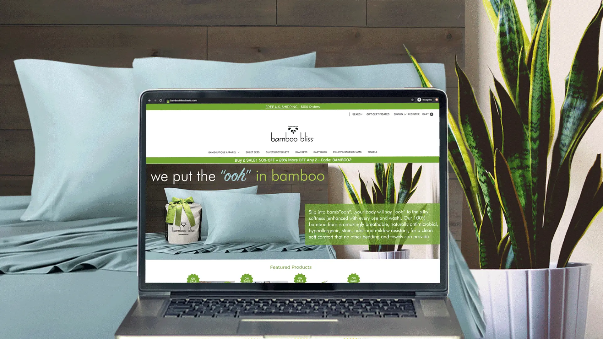 Bamboo Bliss Website
