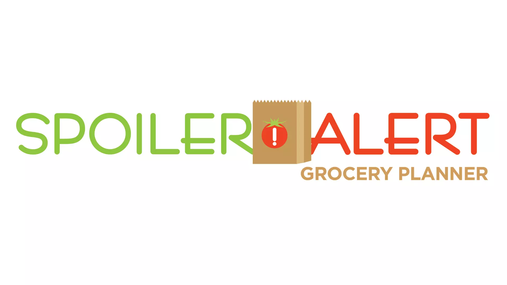 Spoiler Alert Grocery Planner Logo Identity